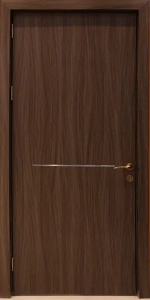 درب پلی وود طرح شیشه خطی